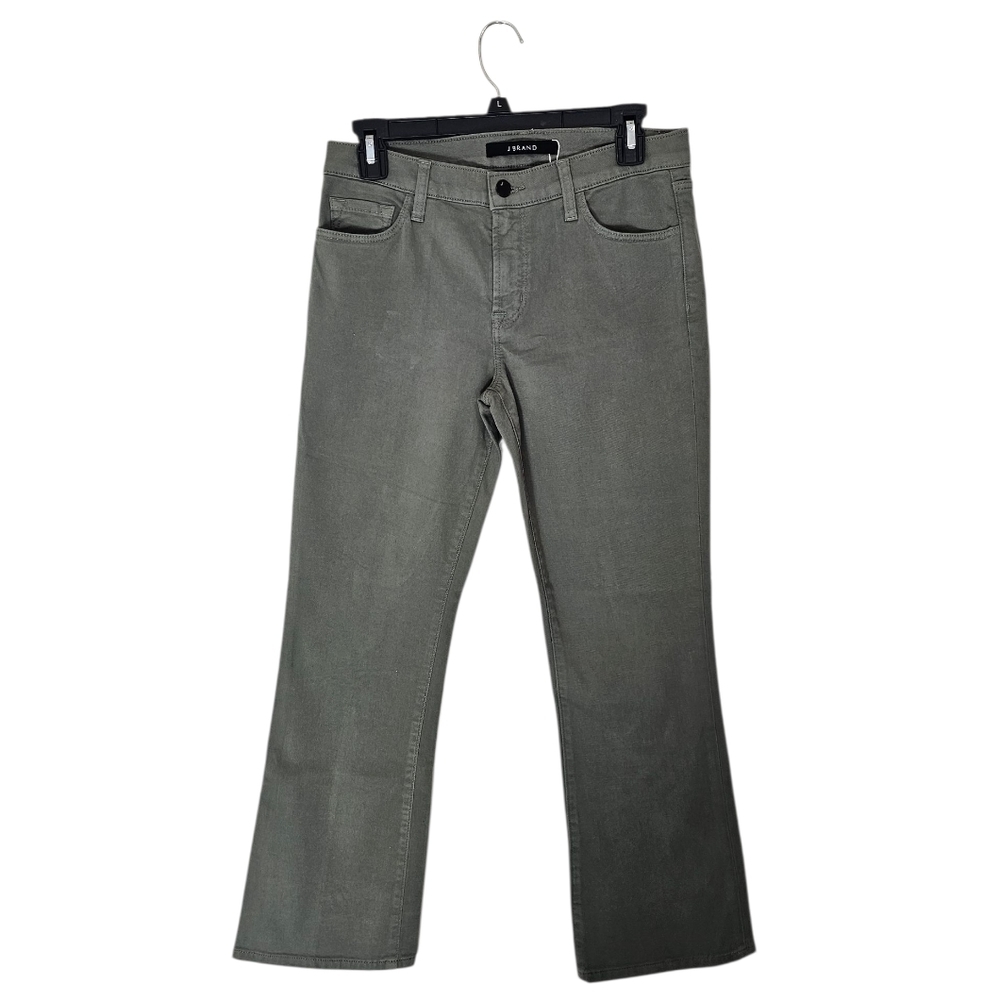 J Brand High Rise Straight Leg Bootcut Flare Sage Green Jeans Pants 28 NWT